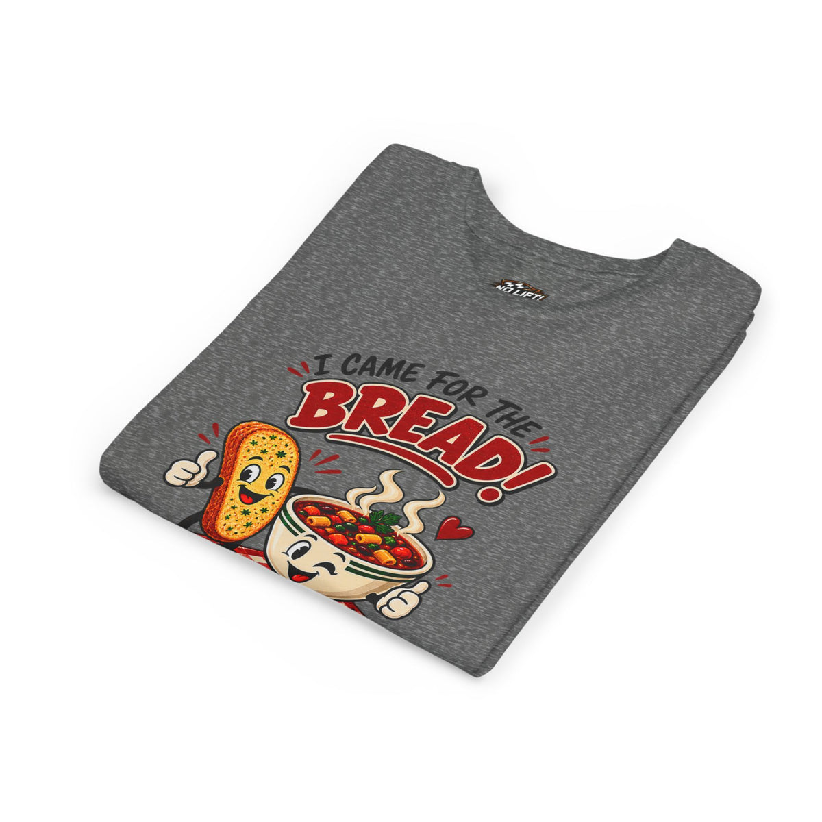 Youth Tee - "I Came for the Bread" Soup & Bread Kids T-Shirt