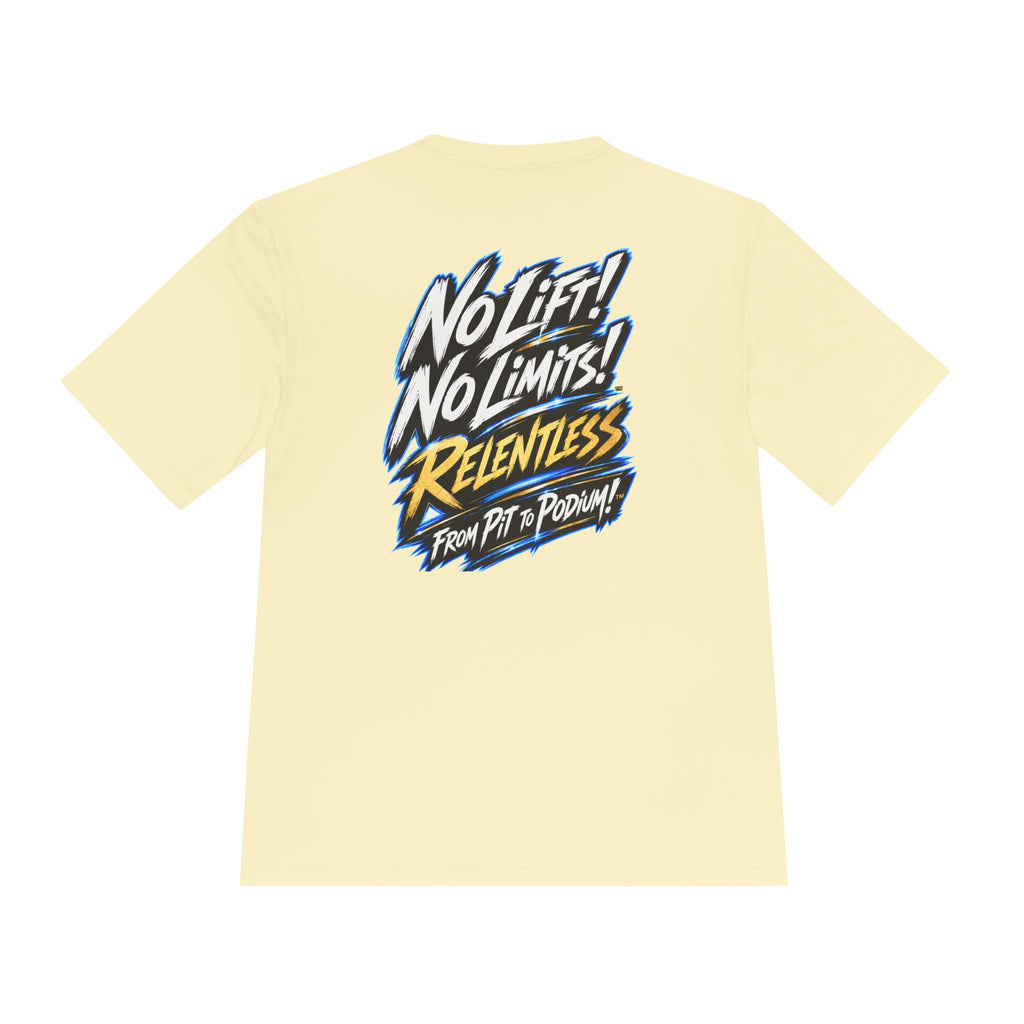 No Lift! No Limits!™ Relentless Back Print Tee