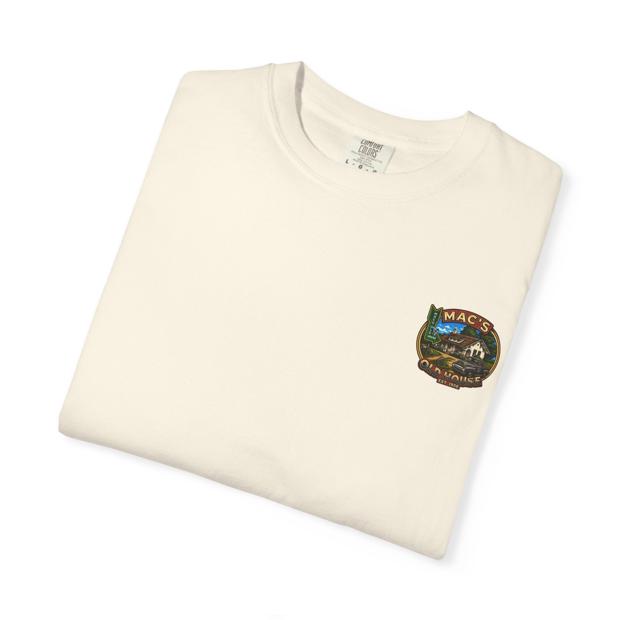 Mac's Old House Antioch CA Vintage T-Shirt — Retro Diner Night Scene (Est. 1956)