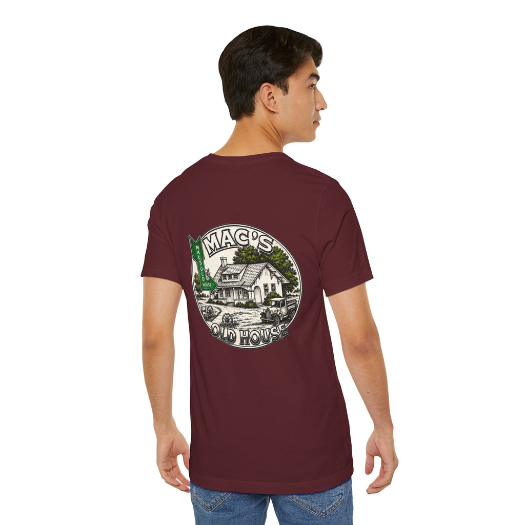 Mac's Old House Tee — Vintage Country House Graphic T-Shirt
