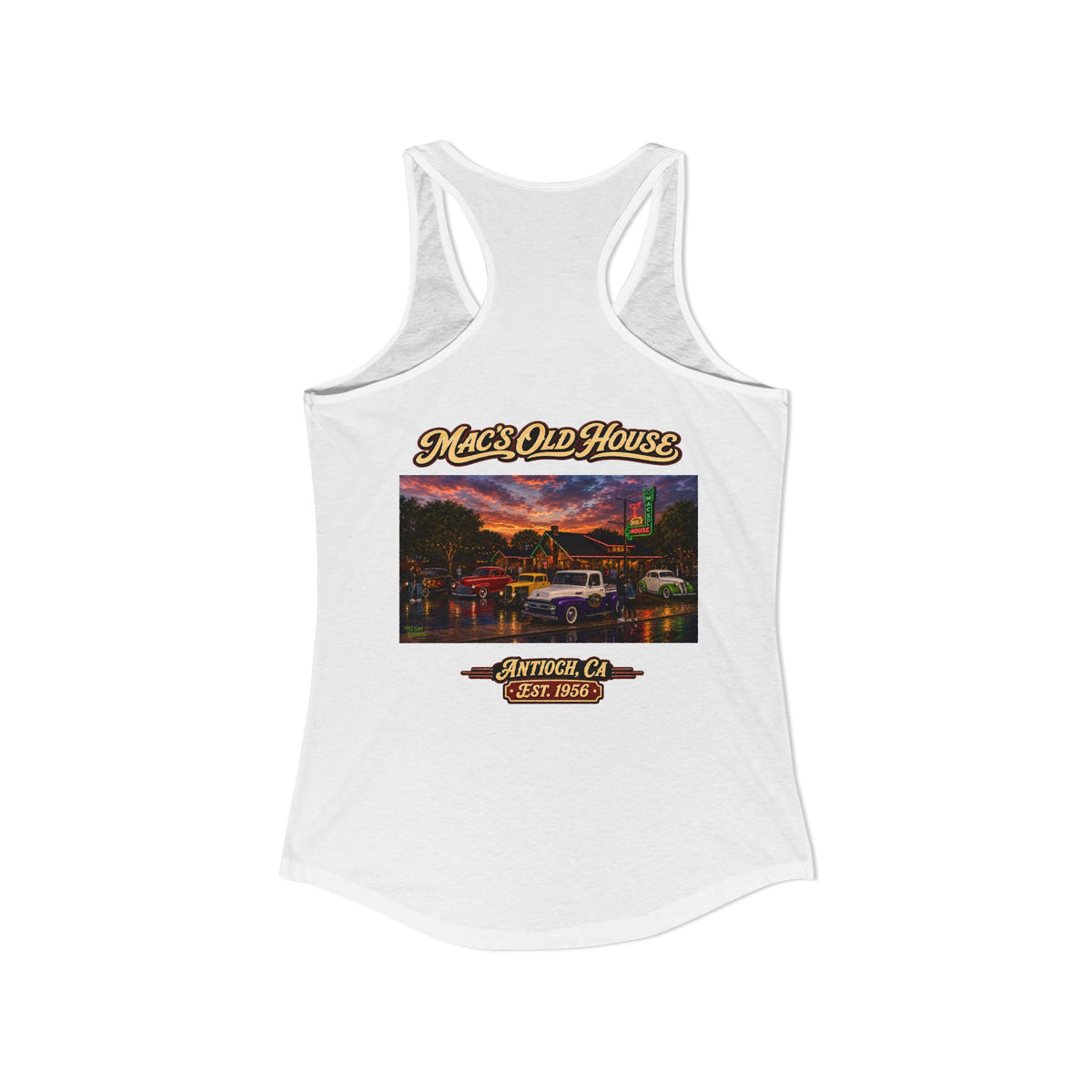 Mac’s Old House Women’s Racerback Tank