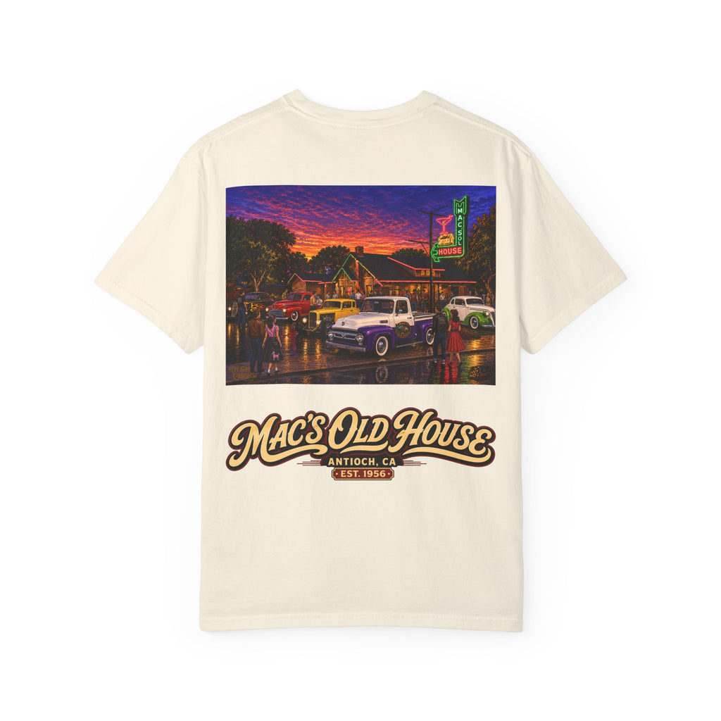 Mac's Old House T-Shirt — Vintage Restaurant Scene Tee