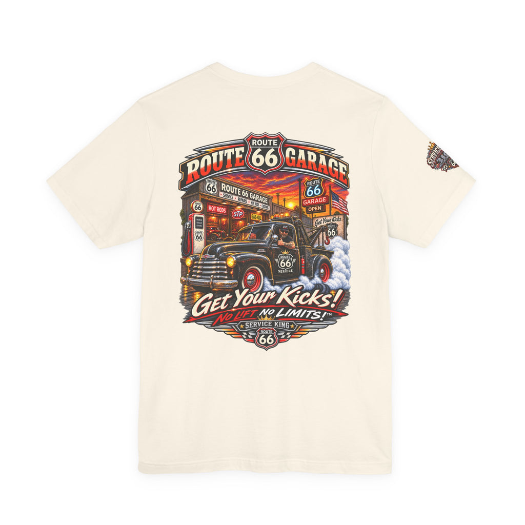 Vintage Tow Truck T-Shirt – Roadside Service Graphic Tee | Route 66 Garage
