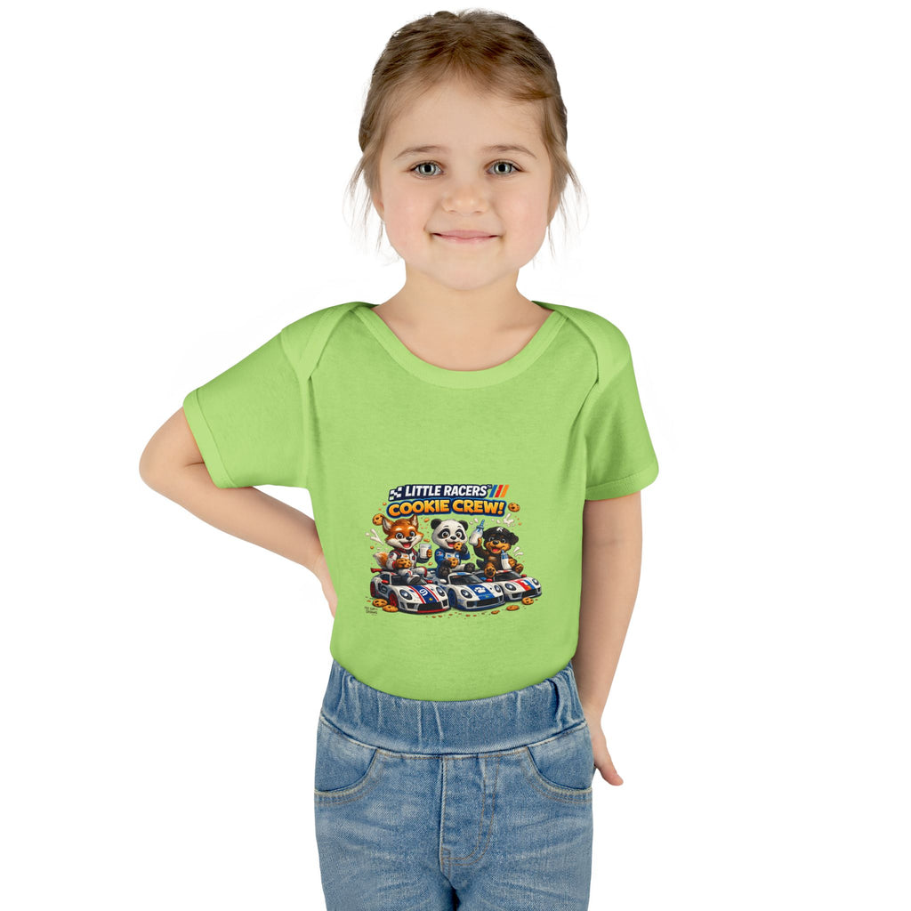Limited Release: Little Racers Cookie Crew! Infant Racing Crew Bodysuit
