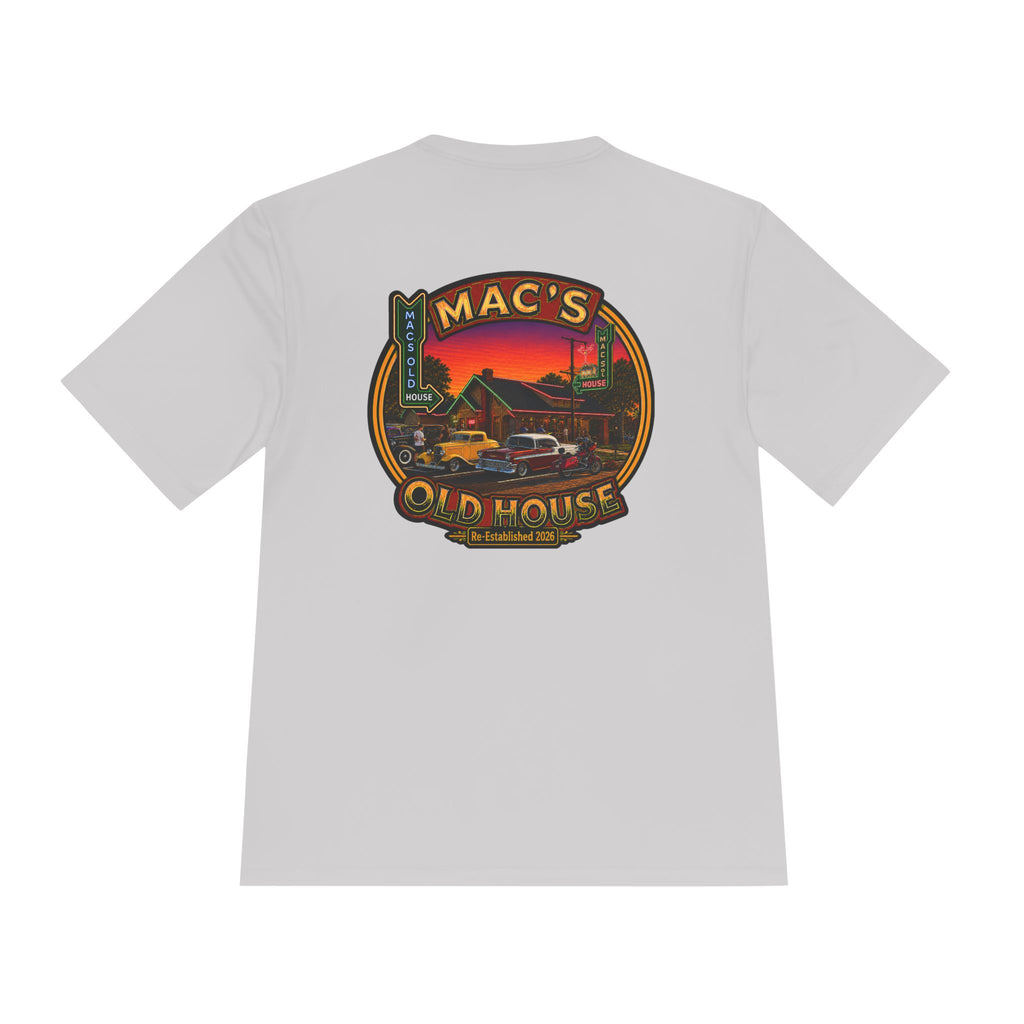 T-Shirt — 'Mac’s Old House' Vintage Scenic Logo Tee