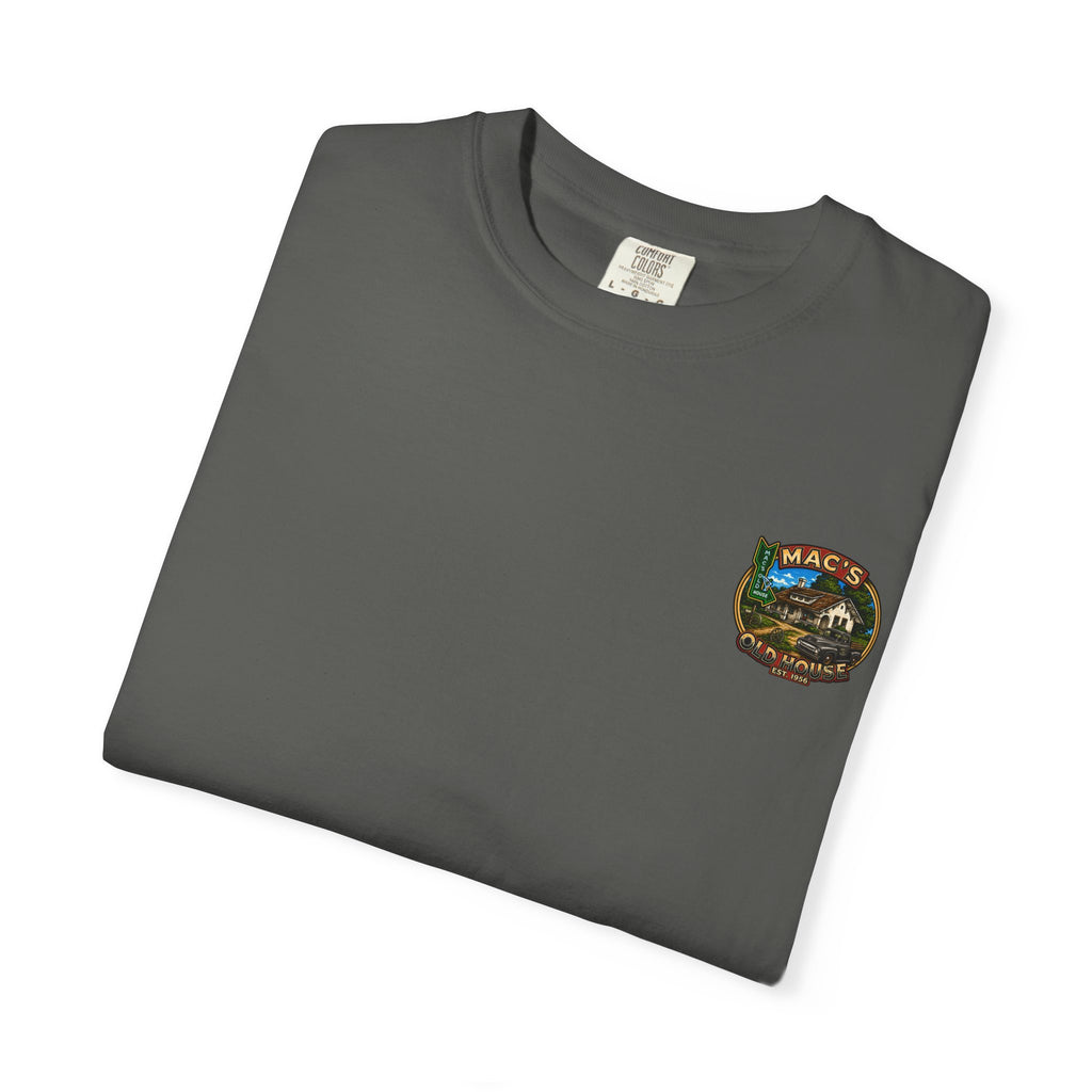 Mac's Old House Antioch CA Vintage T-Shirt — Retro Diner Night Scene (Est. 1956)