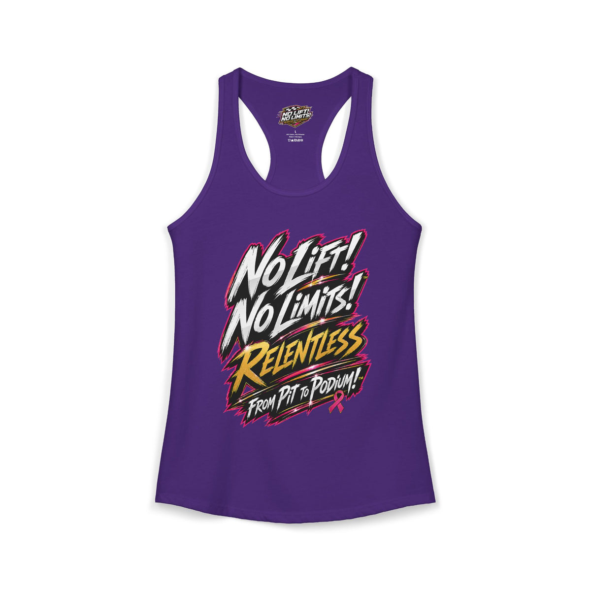 Women's No Lift! No Limits!™ Relentless Awareness Racerback Tank
