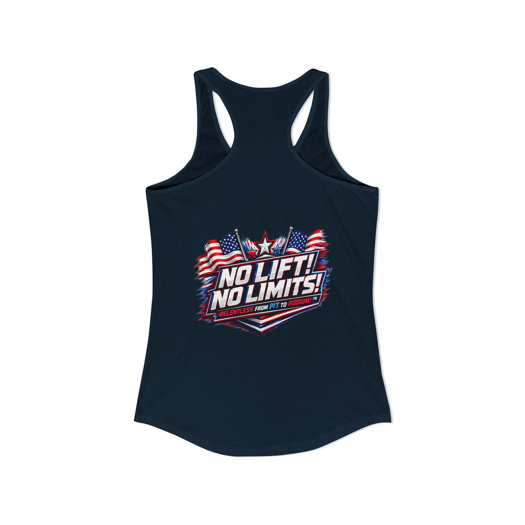 No Lift No Limits™ Happy 250th Racerback Tank