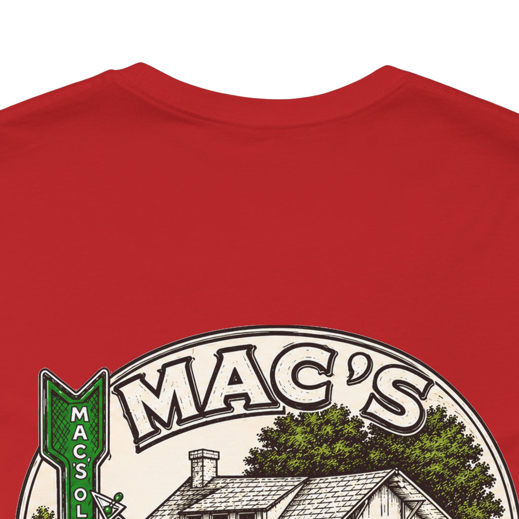 Mac's Old House Tee — Vintage Country House Graphic T-Shirt