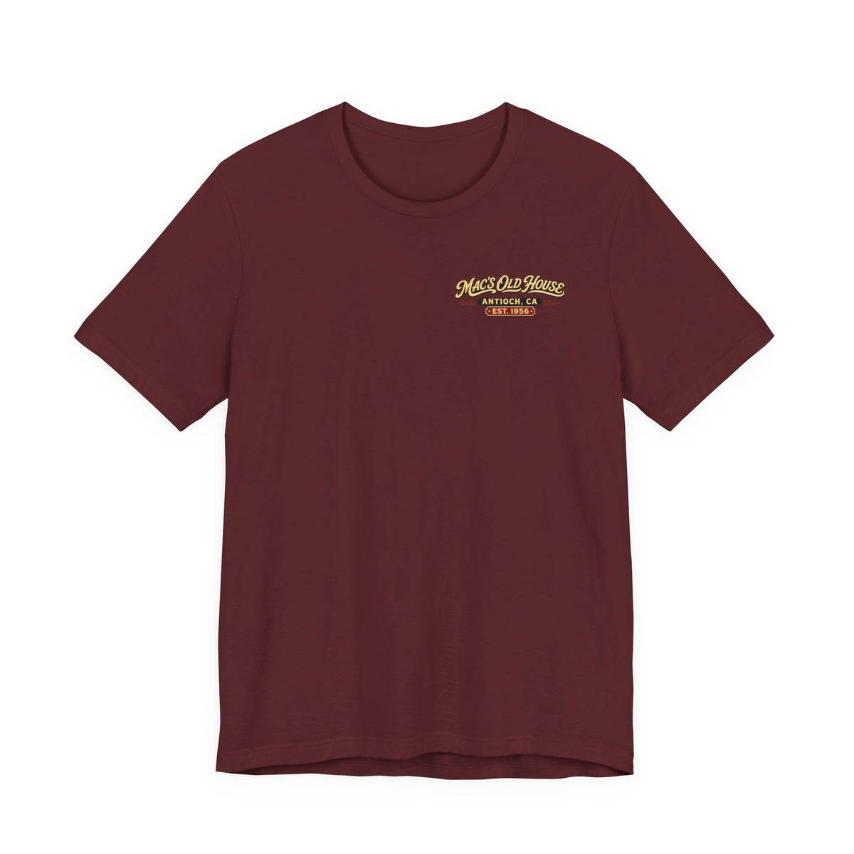 Mac's Old House Tee — Vintage Country House Graphic T-Shirt