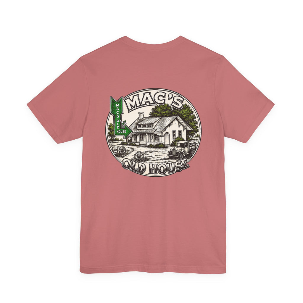 Mac's Old House Tee — Vintage Country House Graphic T-Shirt