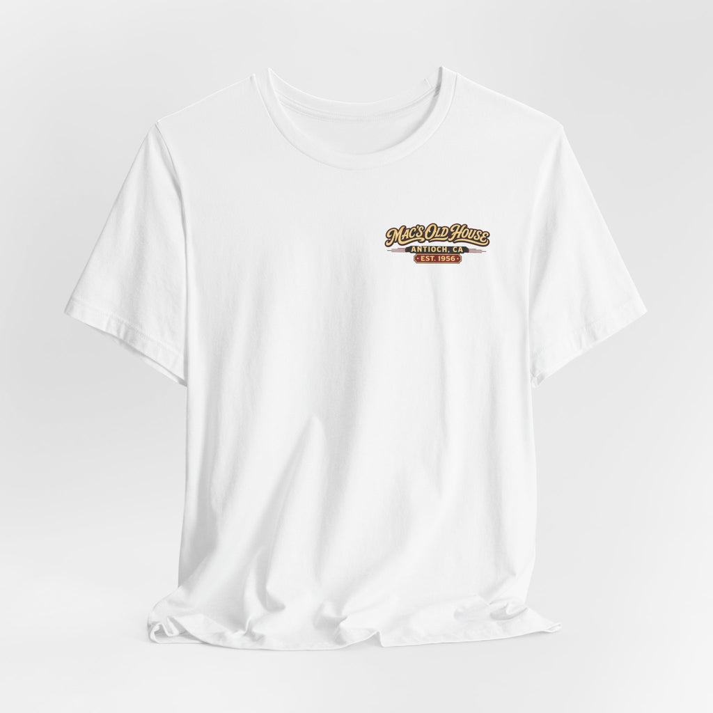 Mac's Old House Tee — Vintage Country House Graphic T-Shirt
