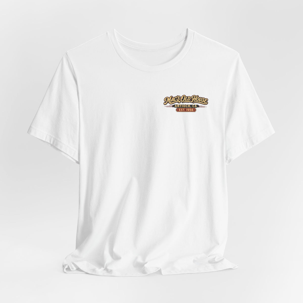 Mac's Old House Tee — Vintage Country House Graphic T-Shirt