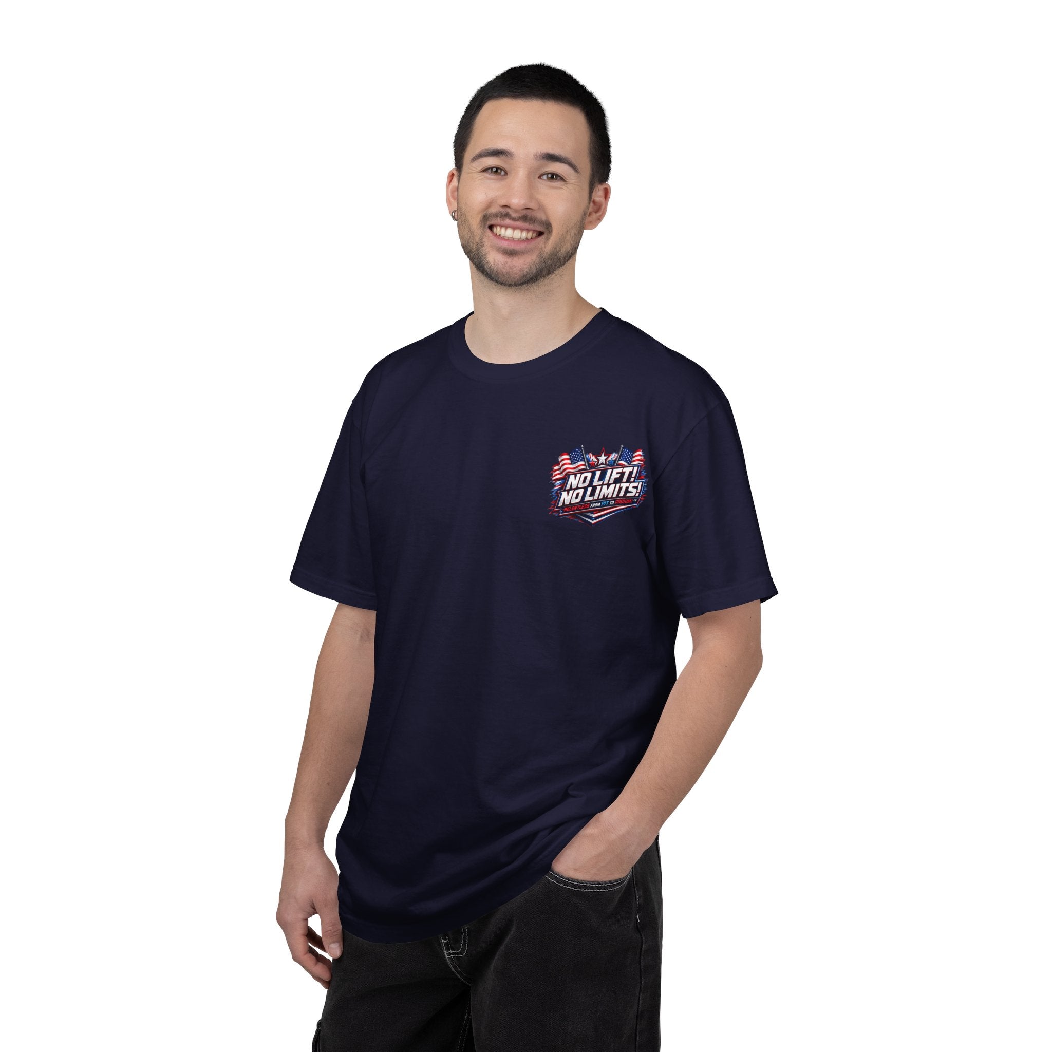 Patriotic '250 Years No Lift, No Limits' T-Shirt