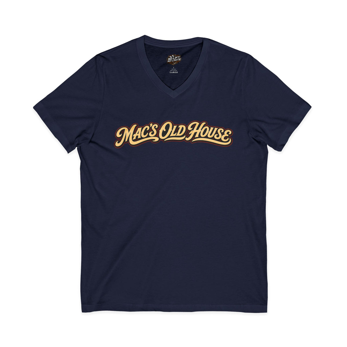 Mac’s Old House Re-Established 2026  V-Neck Tee