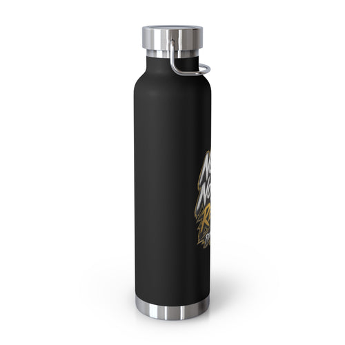 22oz Insulated Water Bottle — “No Limits, Relentless” Motivational Sport Bottle