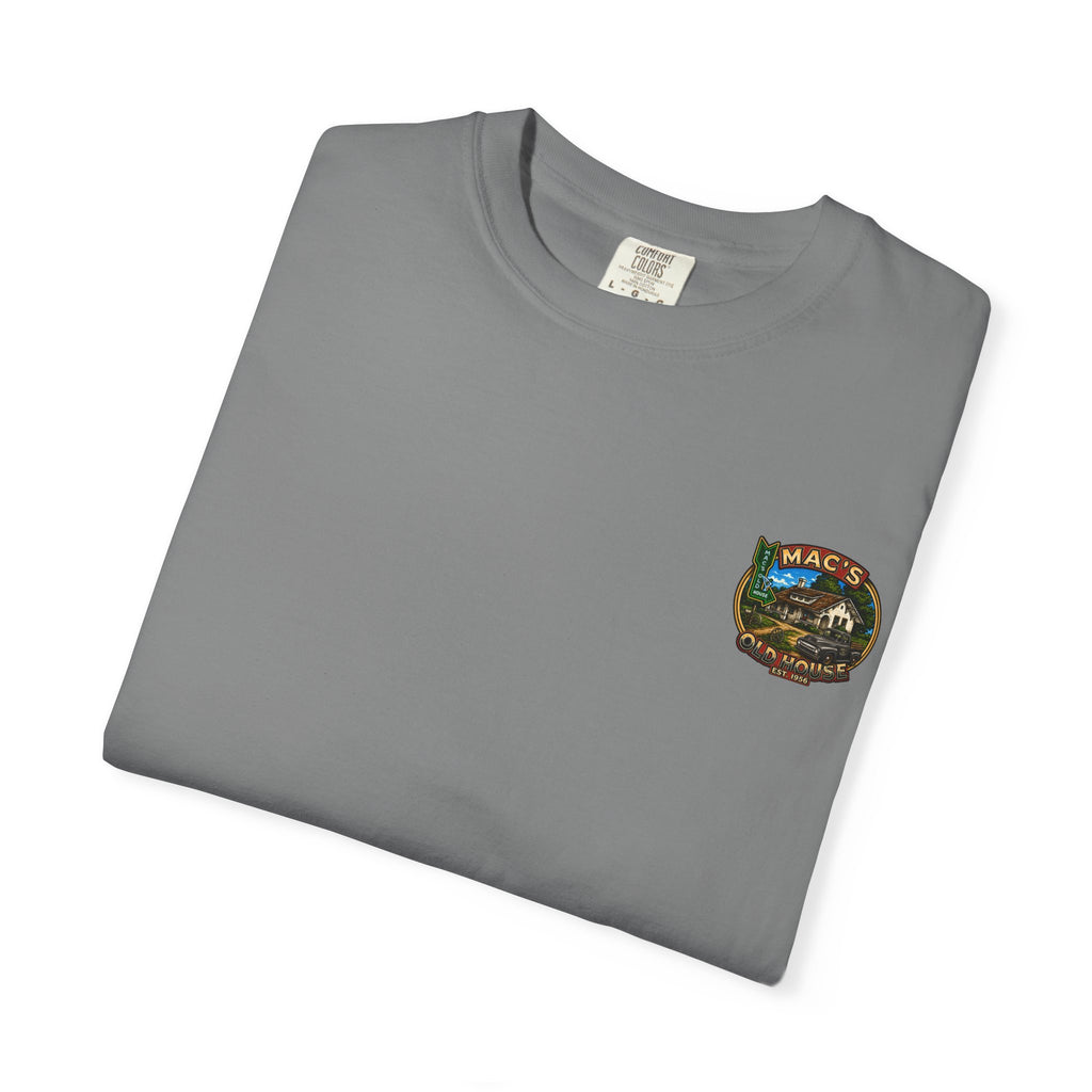 Mac's Old House Antioch CA Vintage T-Shirt — Retro Diner Night Scene (Est. 1956)