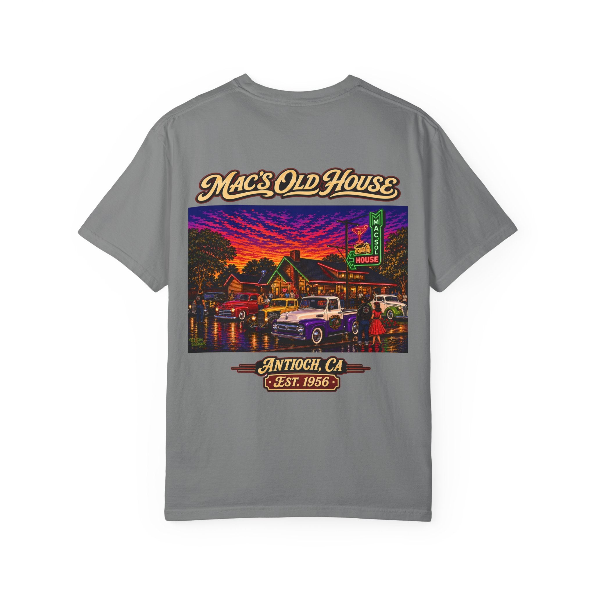 Mac's Old House T‑Shirt — Vintage Antioch, CA Diner Scene
