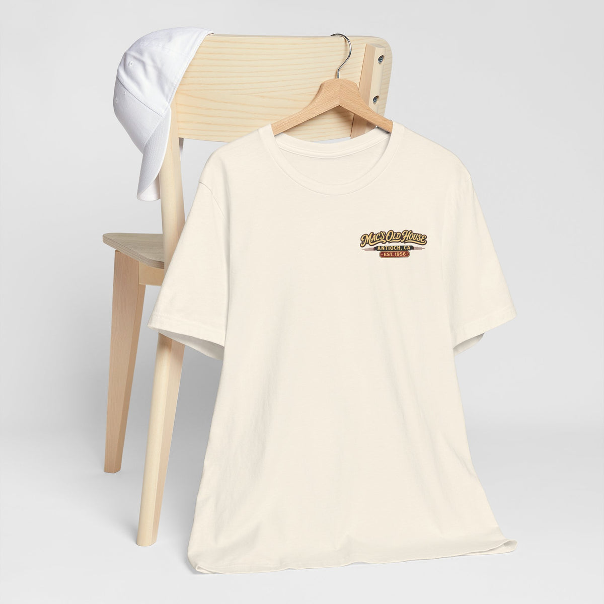 Mac's Old House Tee — Vintage Country House Graphic T-Shirt