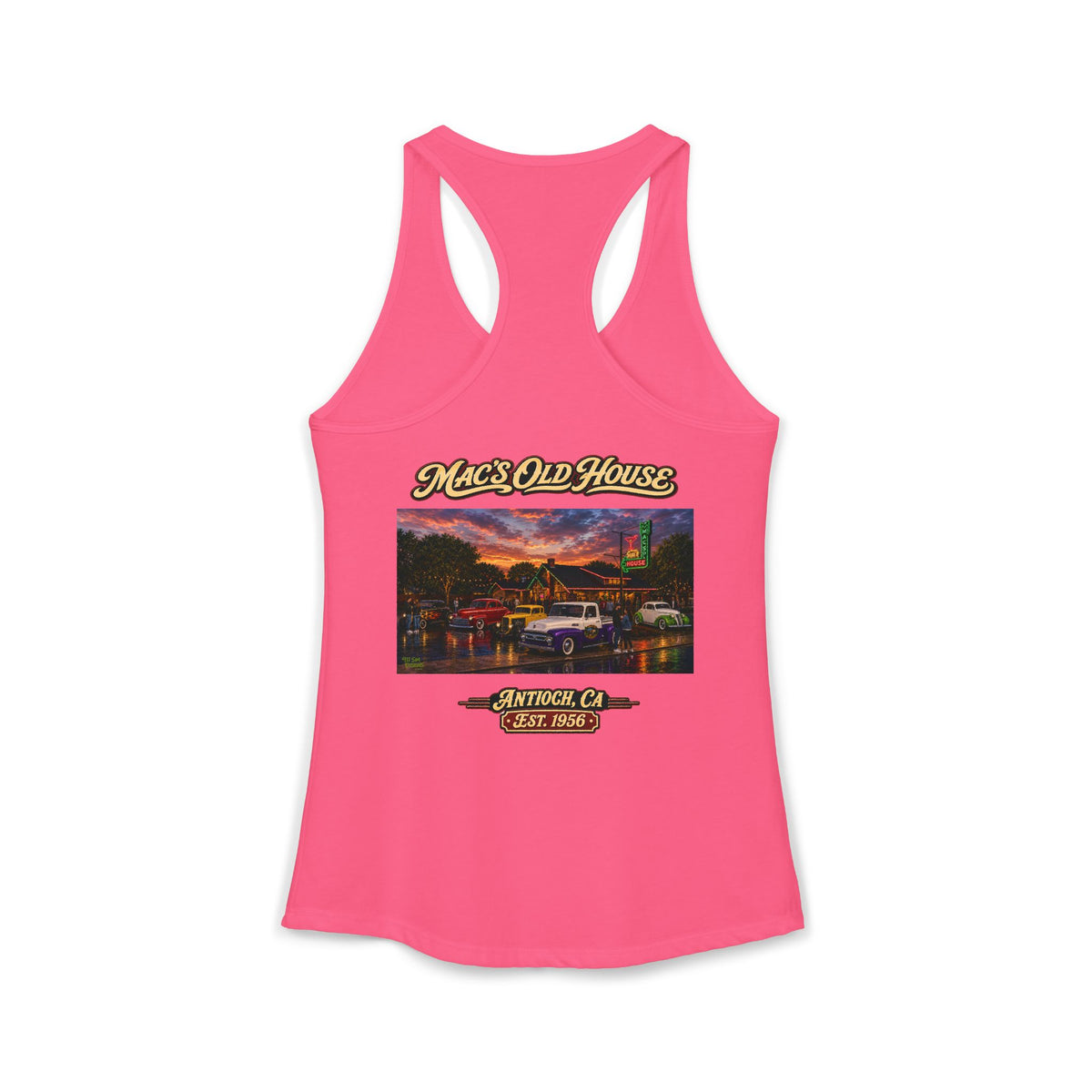 Mac’s Old House Women’s Racerback Tank