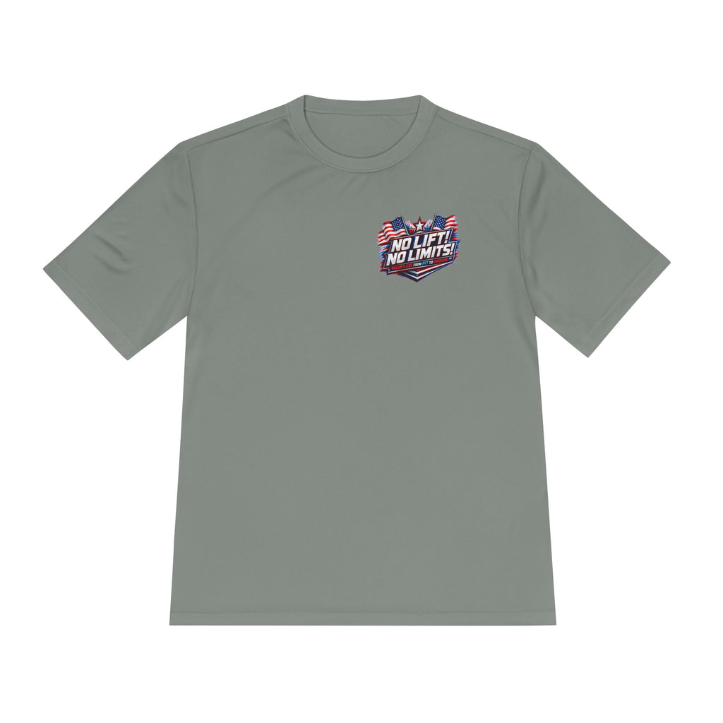 No Lift! No Limits!™ Relentless American Race Tee