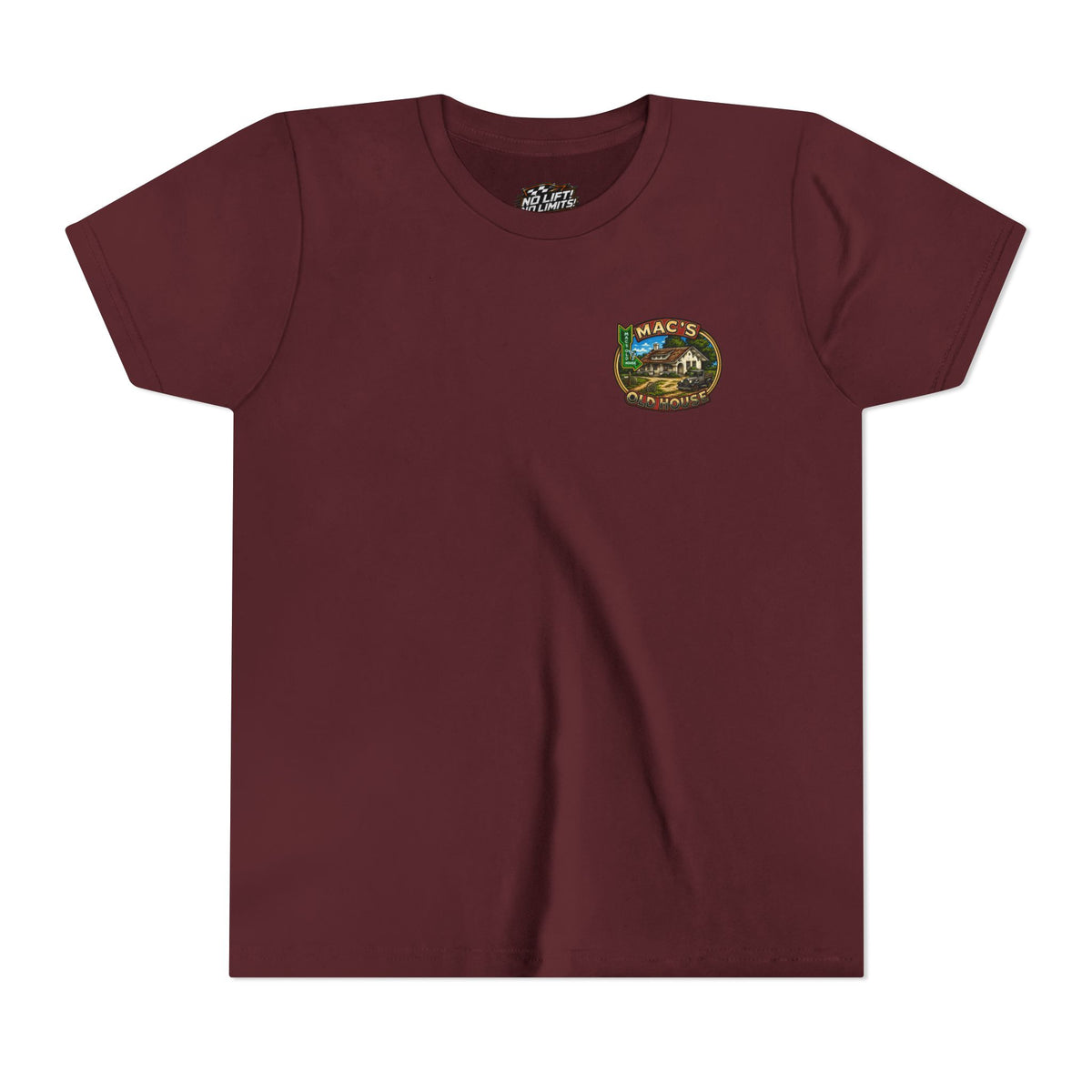 Youth Tee — "Mac's Minestrone" Retro Soup Logo