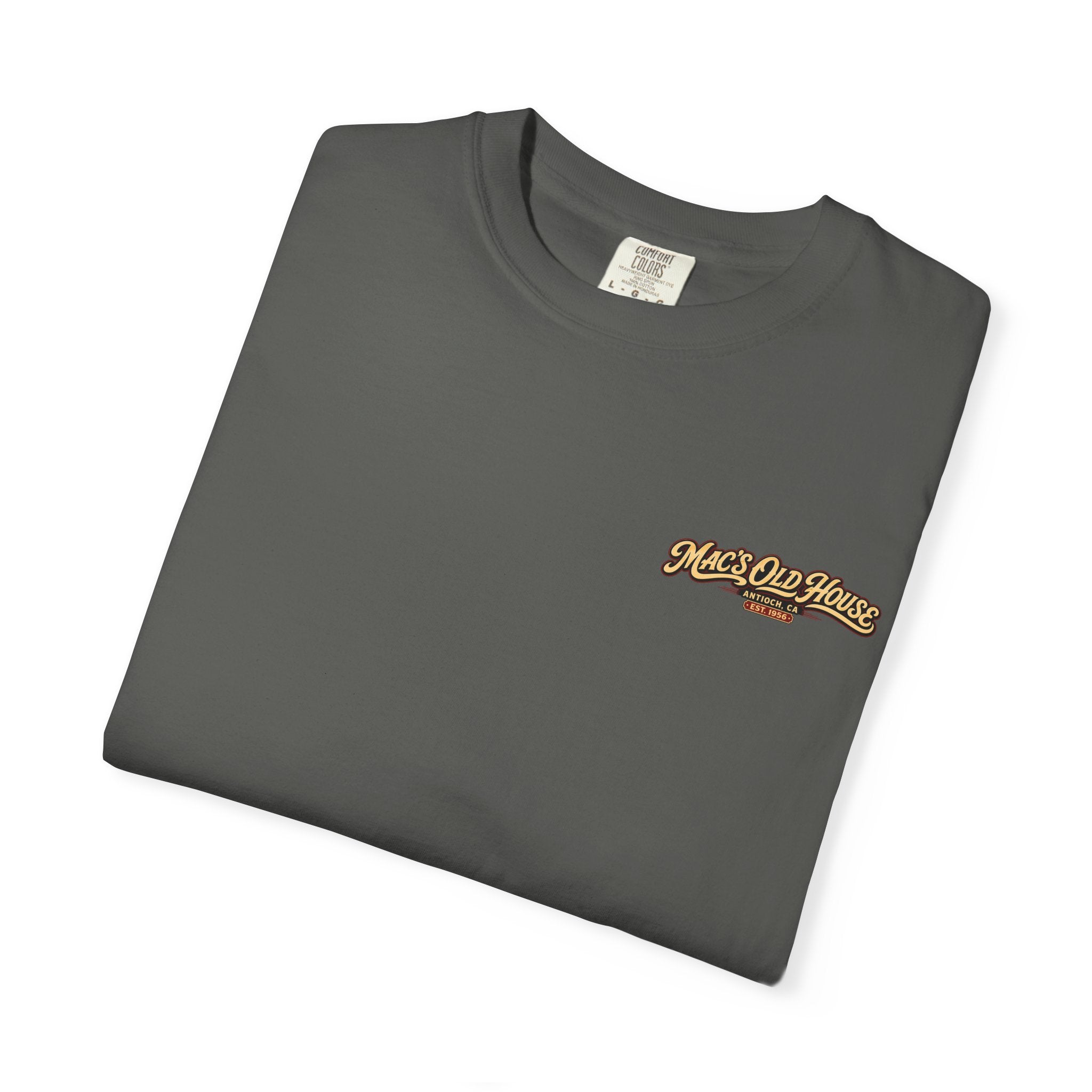 Mac's Old House Vintage T-Shirt — Retro Roadside Diner Graphic Tee