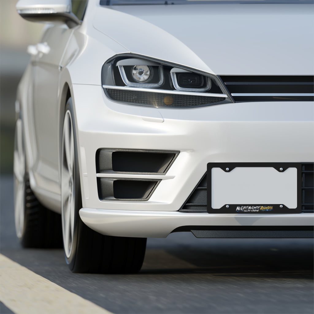 No Lift! No Limits!™ Relentless License Plate Frame