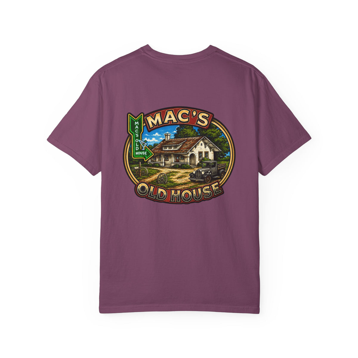 Mac’s Old House Vintage Logo T-Shirt