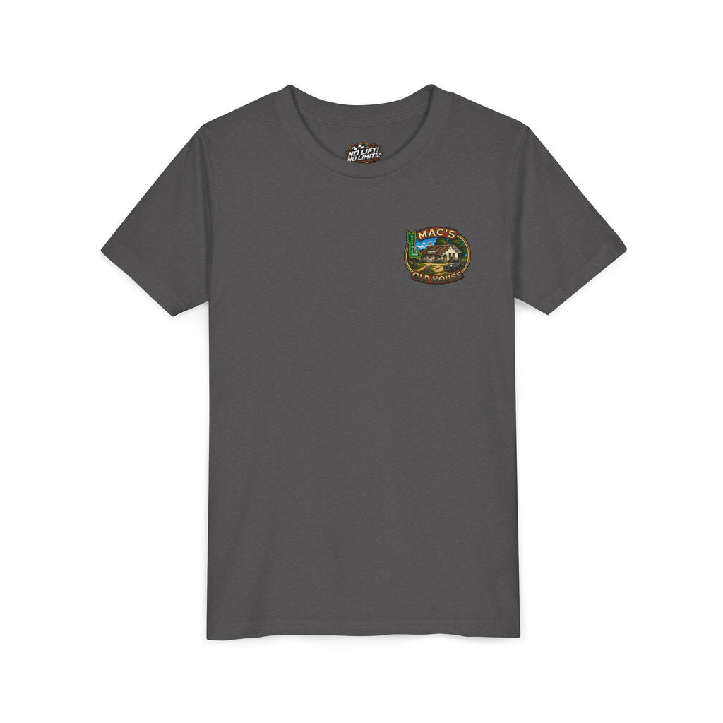 Youth Tee — "Mac's Minestrone" Retro Soup Logo