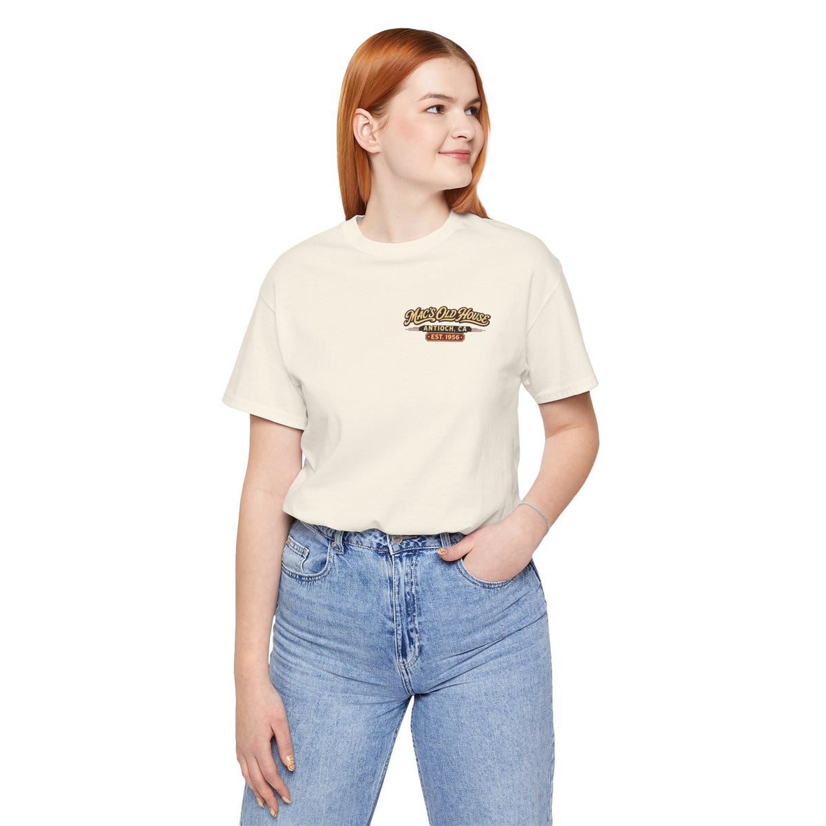 Mac's Old House Tee — Vintage Country House Graphic T-Shirt