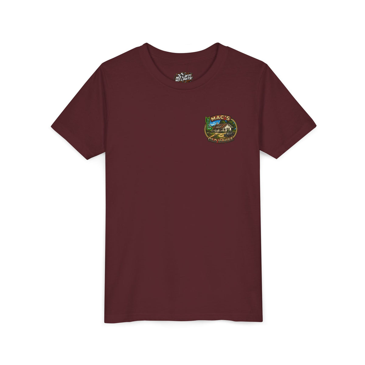 Youth Tee — "Mac's Minestrone" Retro Soup Logo