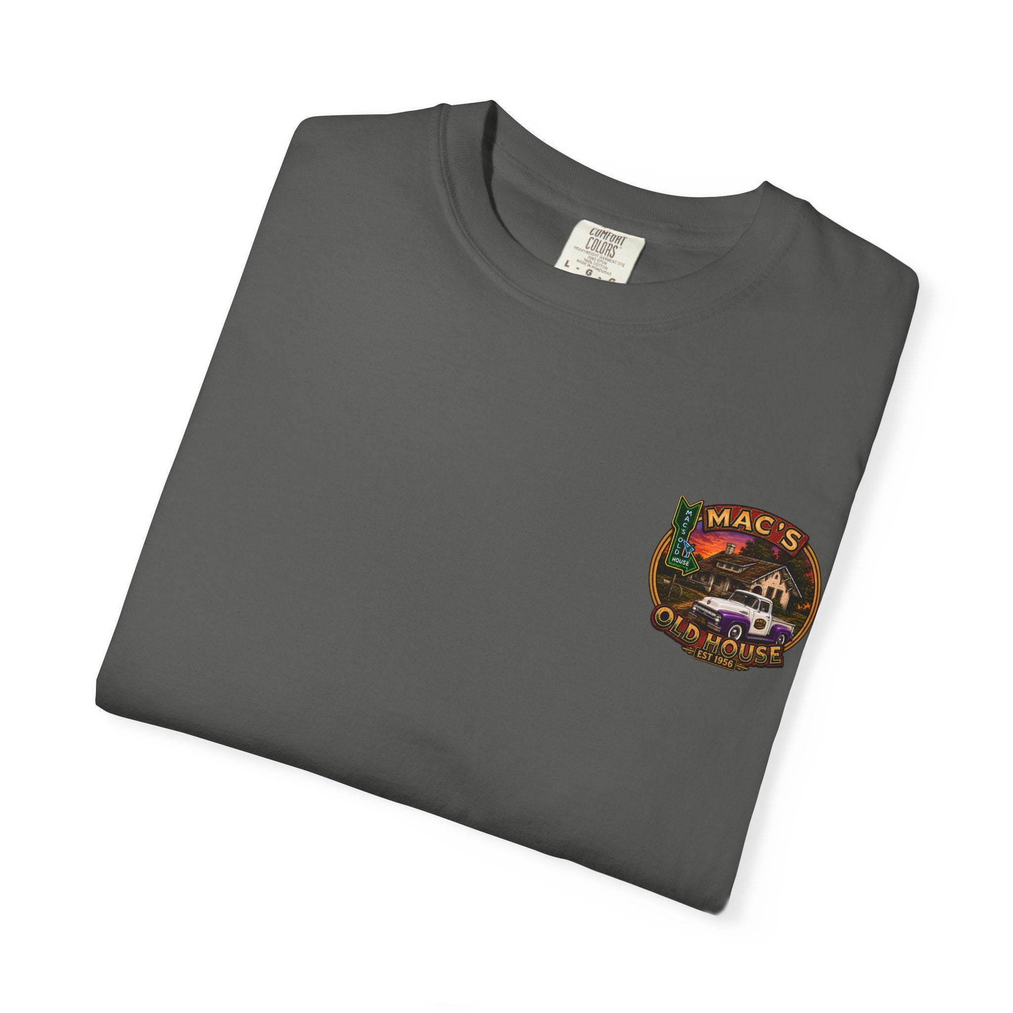 Mac's Old House T‑Shirt — Vintage Antioch, CA Diner Scene
