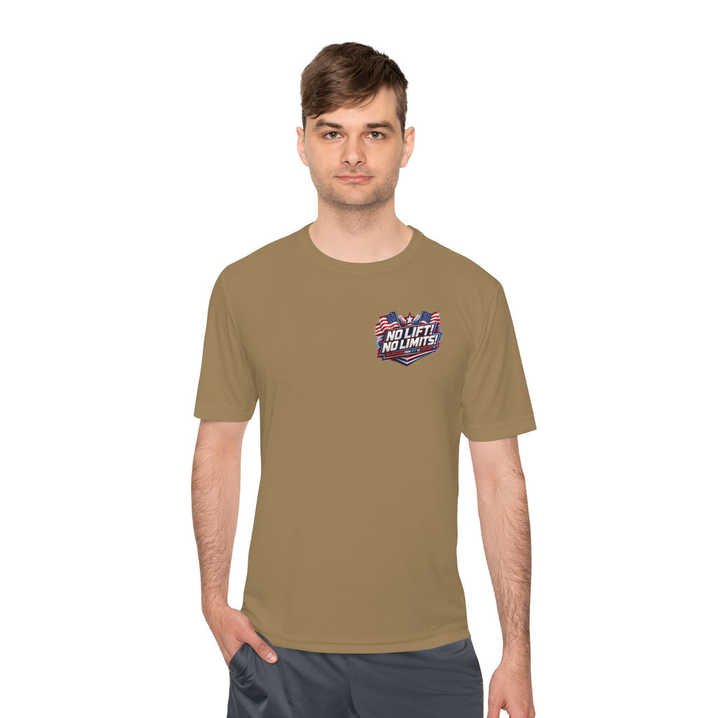 No Lift! No Limits!™ Relentless American Race Tee