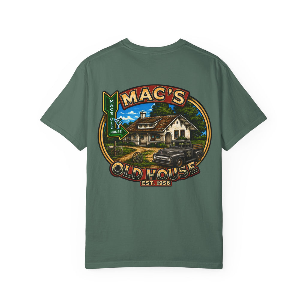 Mac's Old House Vintage T-Shirt — Retro Roadside Diner Graphic Tee