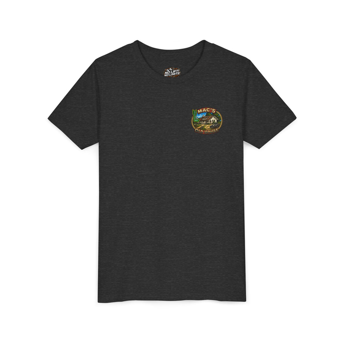 Youth Tee — "Mac's Minestrone" Retro Soup Logo
