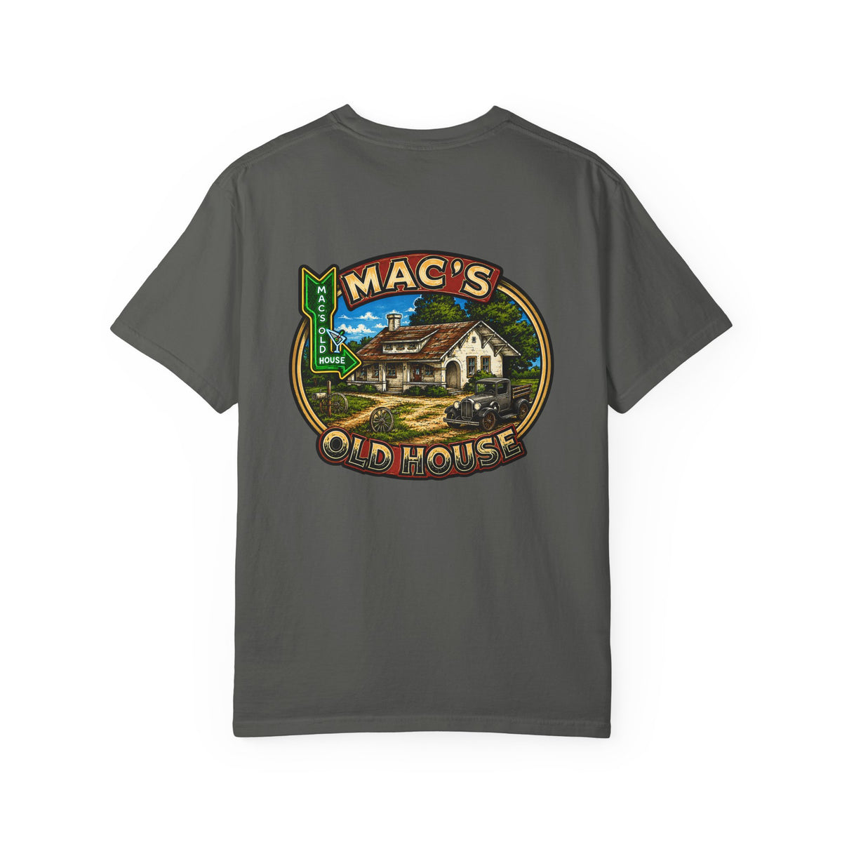 Mac’s Old House Vintage Logo T-Shirt