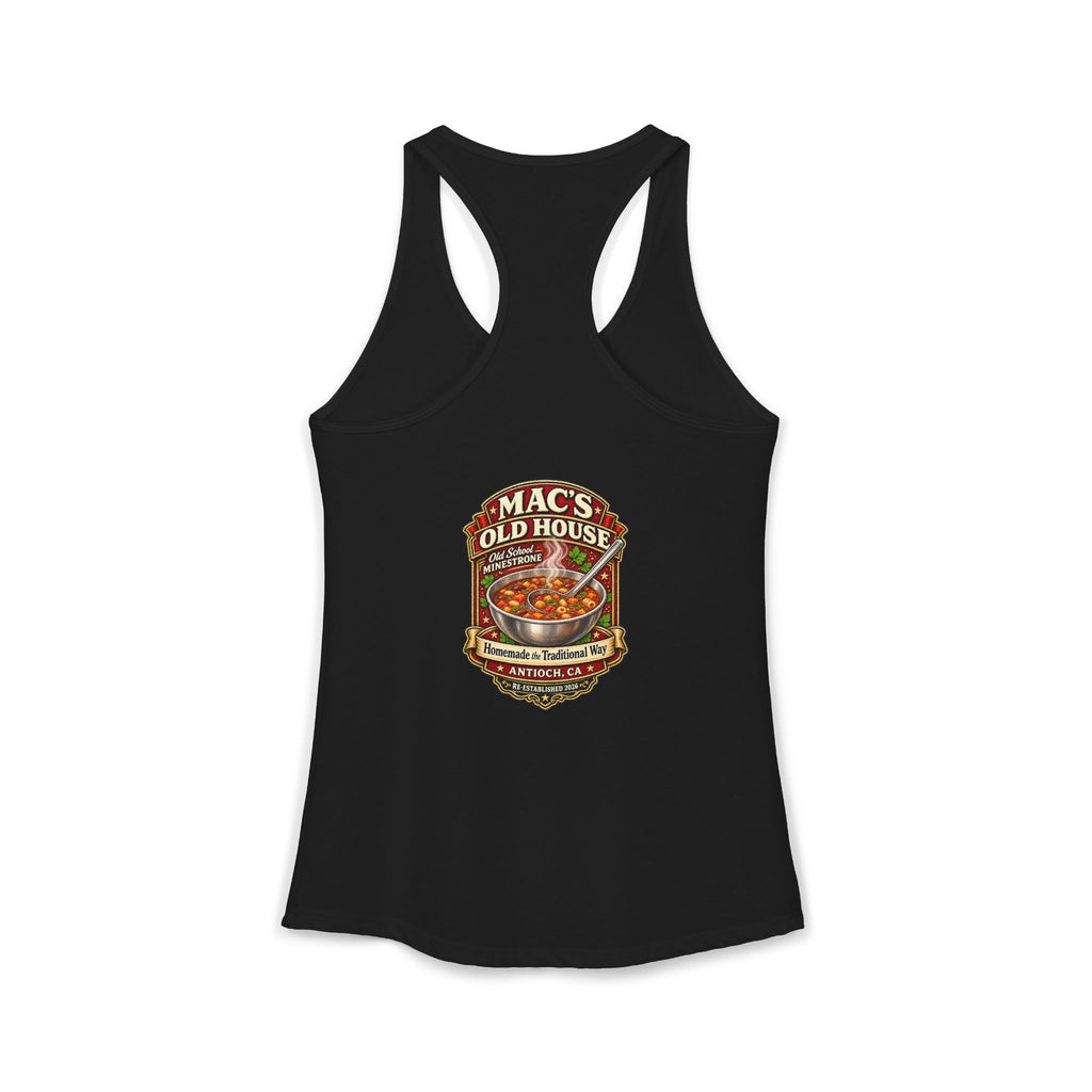 Mac’s Old House Old School Minestrone Women’s Racerback Tank – Antioch, CA