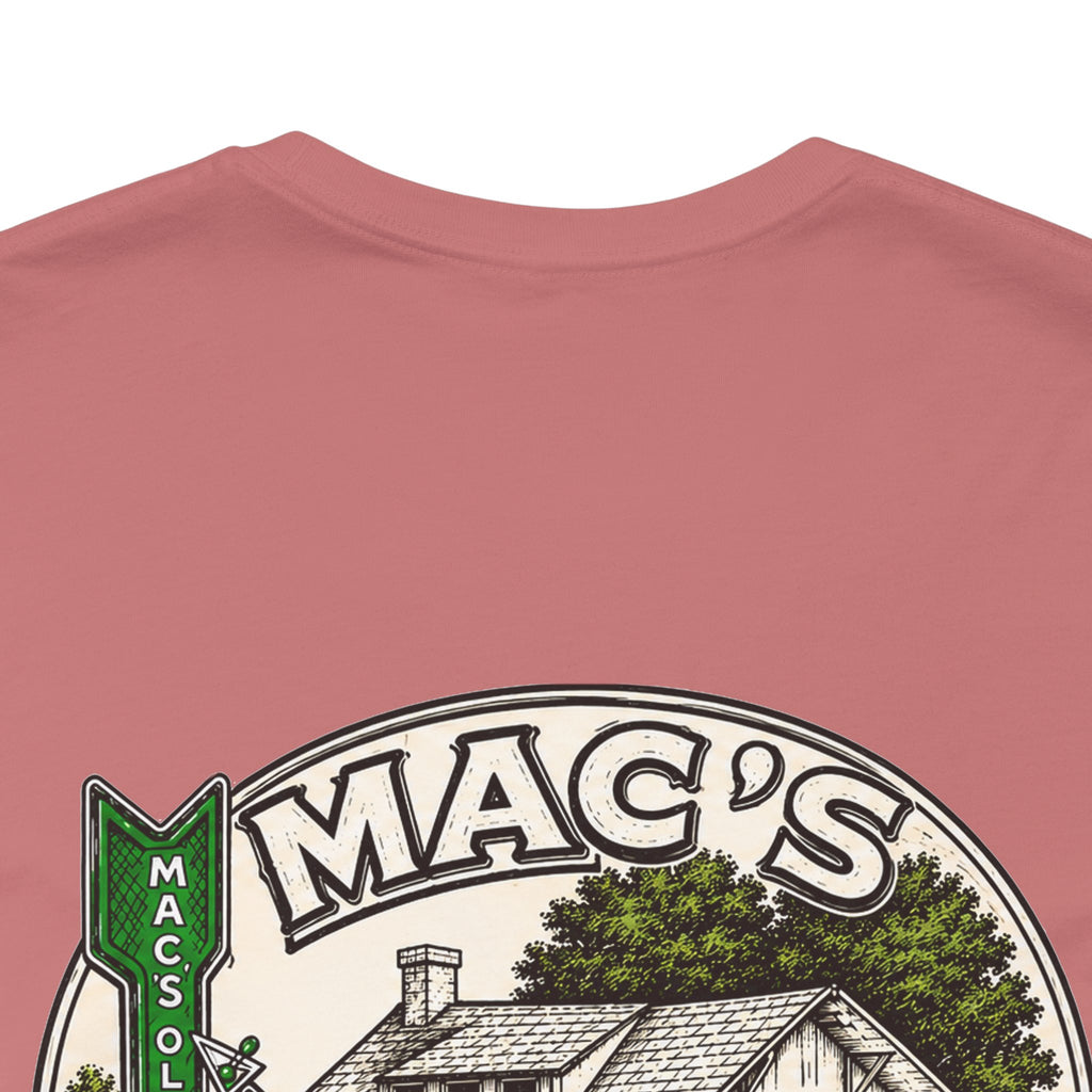 Mac's Old House Tee — Vintage Country House Graphic T-Shirt