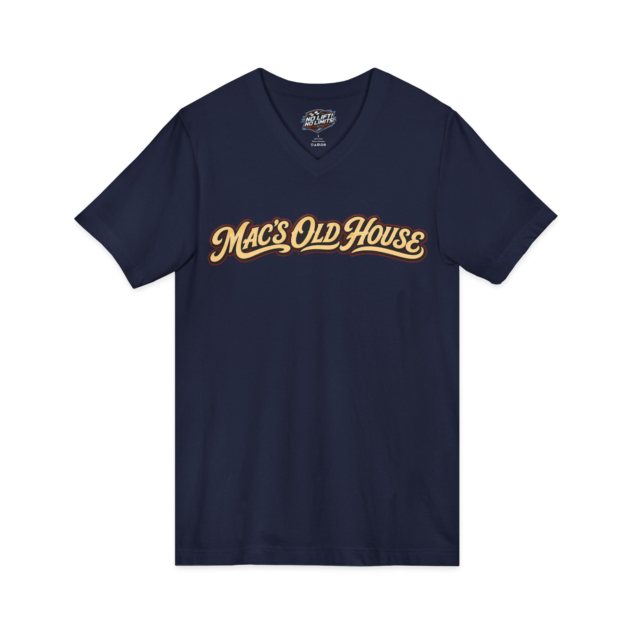 Mac’s Old House Vintage Truck V-Neck Tee