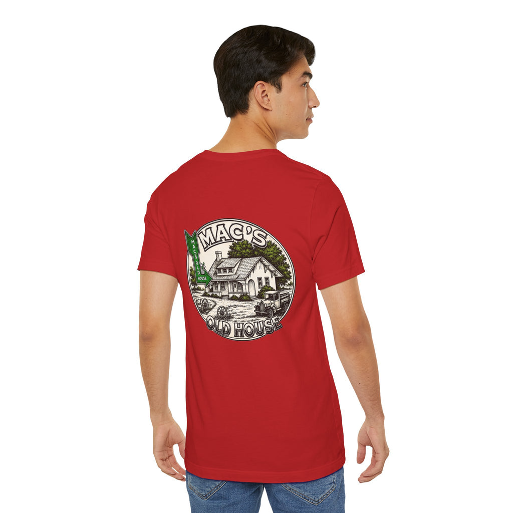 Mac's Old House Tee — Vintage Country House Graphic T-Shirt