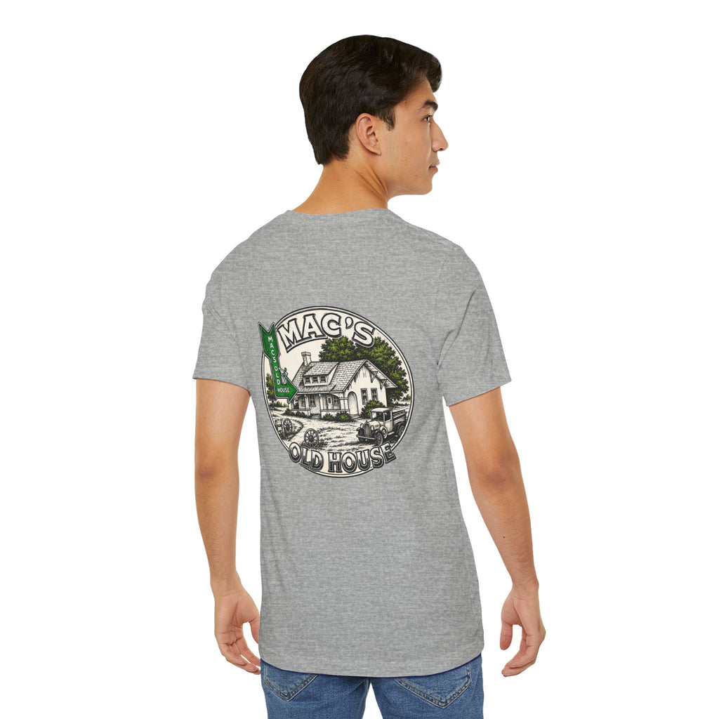 Mac's Old House Tee — Vintage Country House Graphic T-Shirt