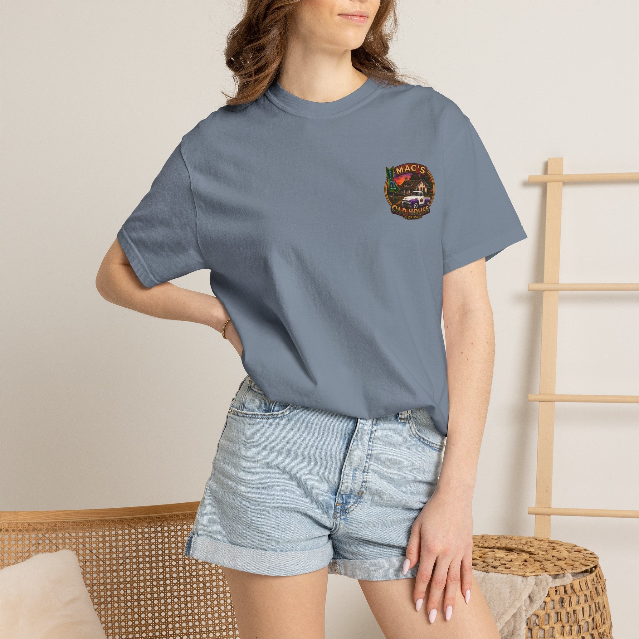 Mac's Old House T‑Shirt — Vintage Antioch, CA Diner Scene