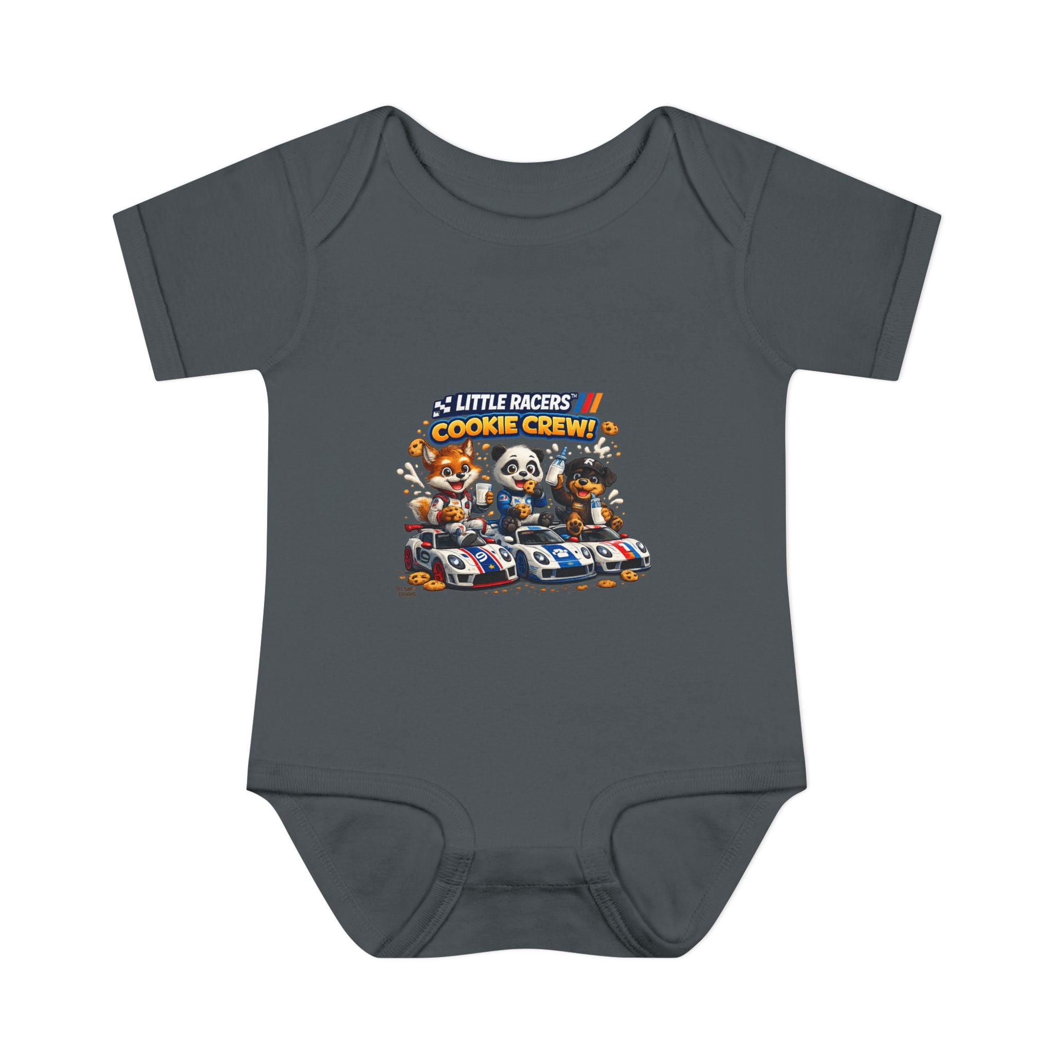 Limited Release: Little Racers Cookie Crew! Infant Racing Crew Bodysuit