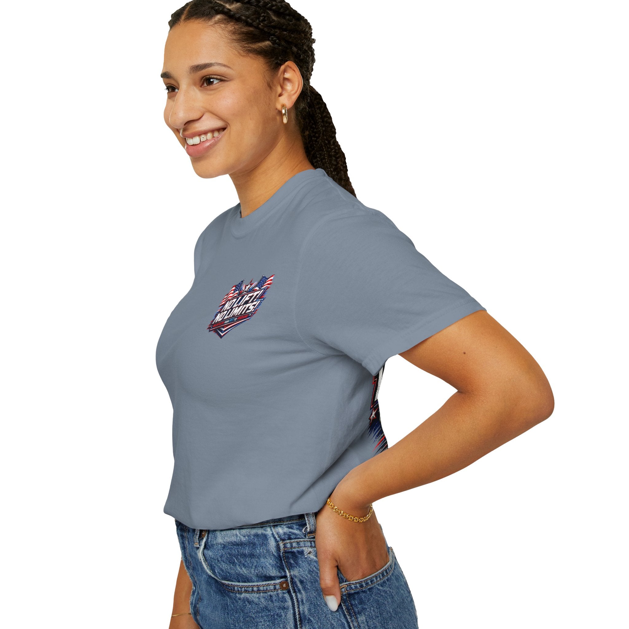 Patriotic '250 Years No Lift, No Limits' T-Shirt