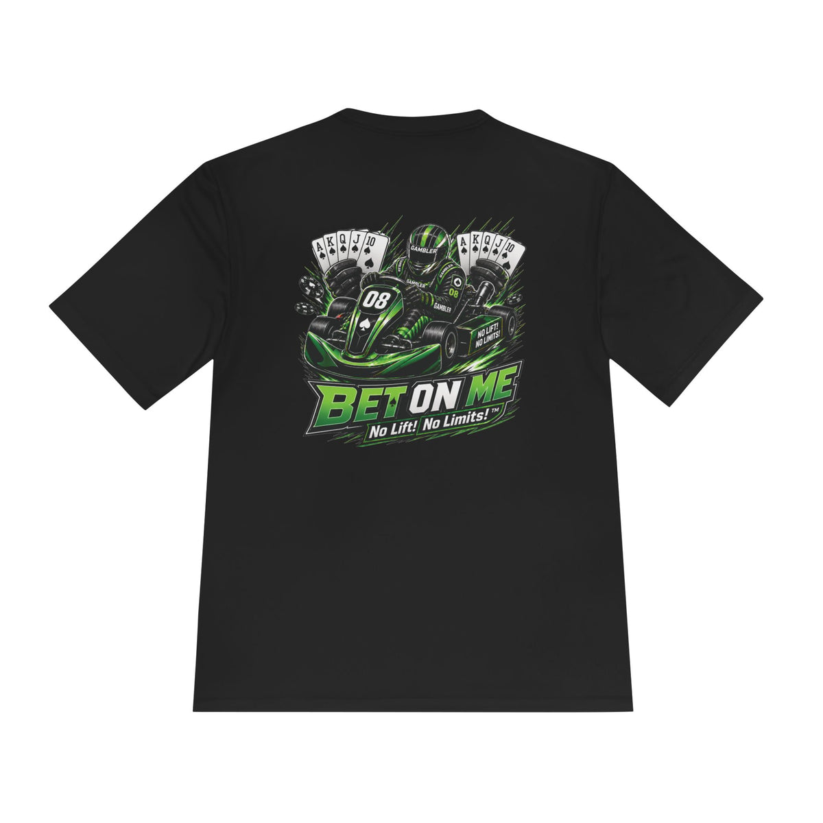 Bet On Me No. 08 Kart Performance Tee