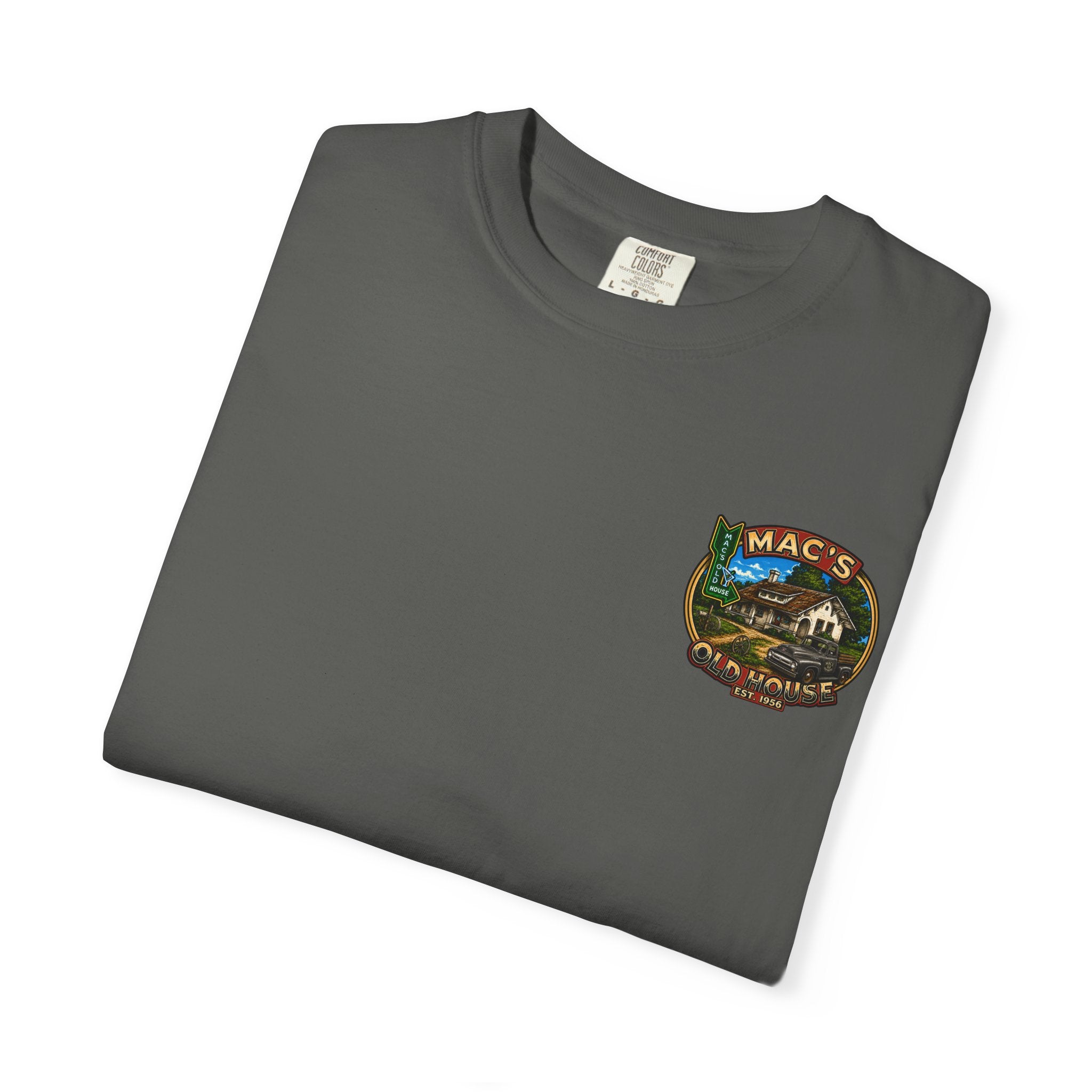 Mac’s Old House T-Shirt – Vintage Diner Scene Tee