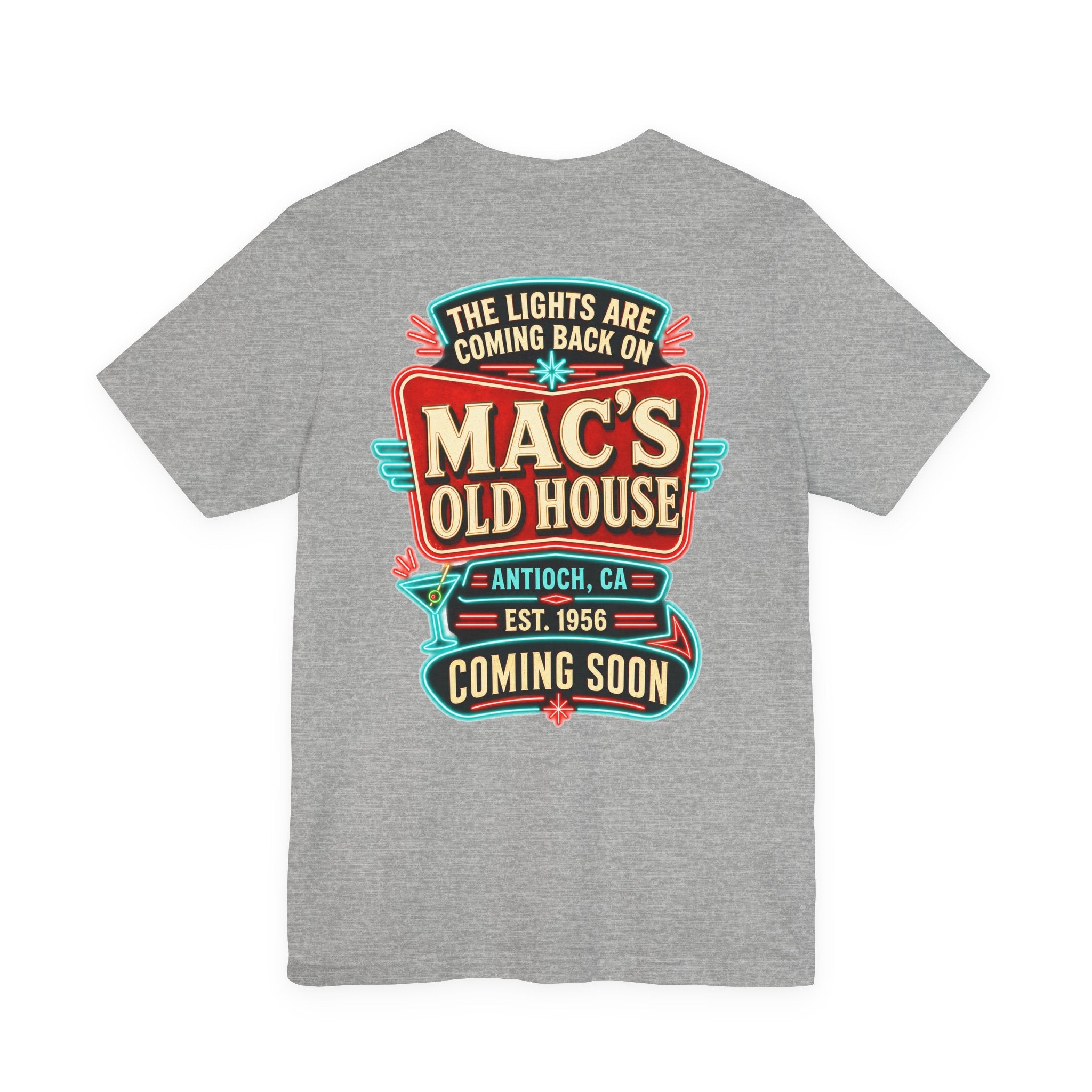 Mac’s Old House “The Lights Are Coming Back On” Coming Soon Shirt