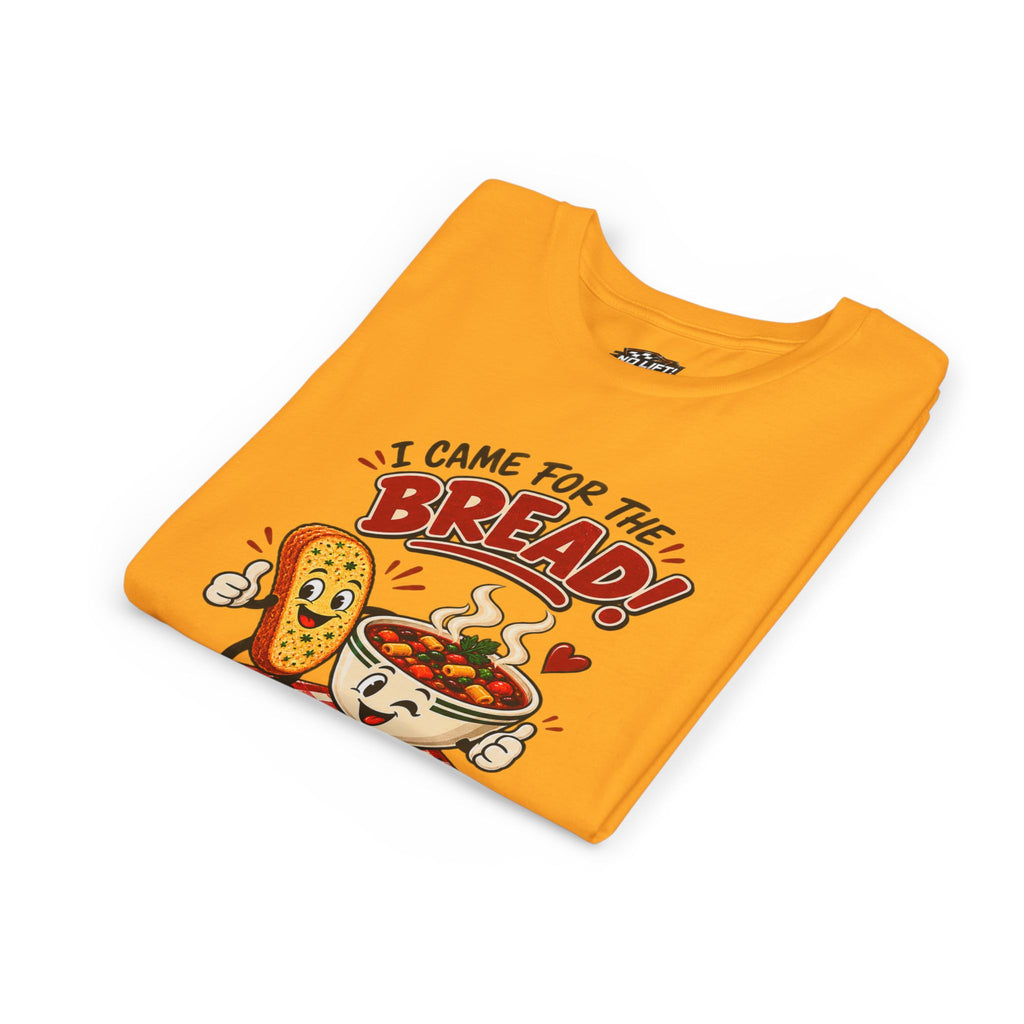 Youth Tee - "I Came for the Bread" Soup & Bread Kids T-Shirt