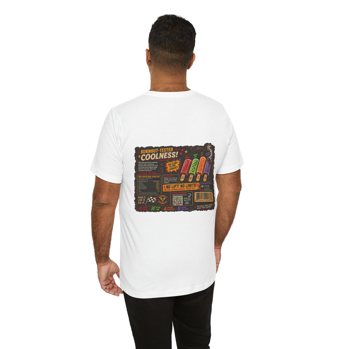 T-Shirt — "No Lift, No Limits" Retro Ice Pop Graphic Tee